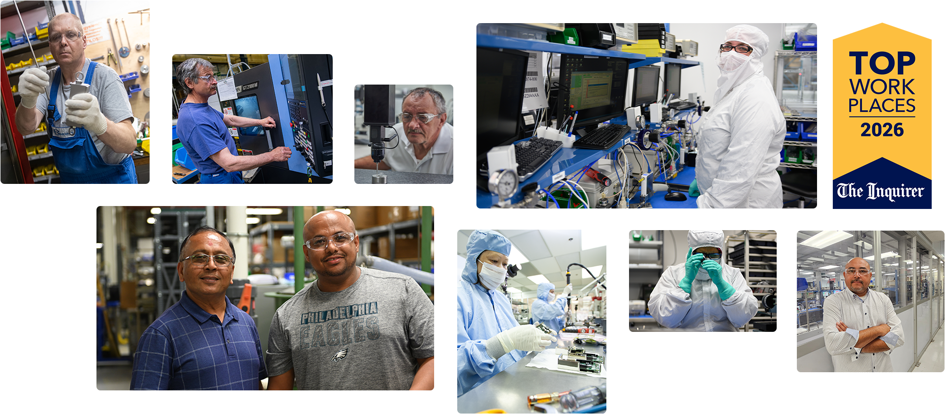 Brooks Instrument - Careers Collage - Top Work Places 2026