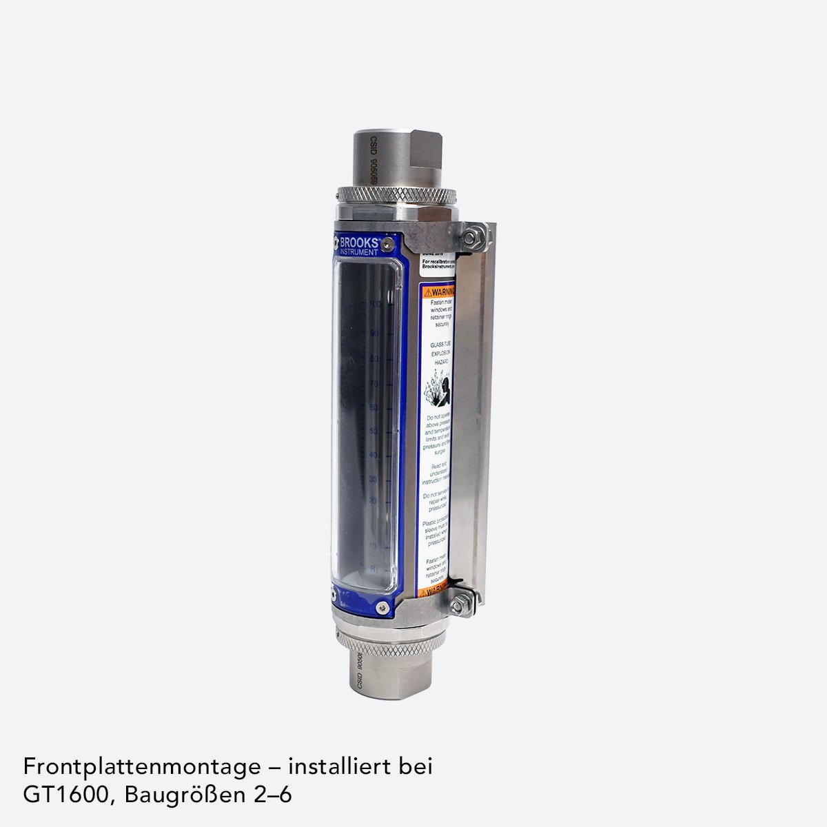 GT1600 with Front Panel Mount Option - Angled - DE