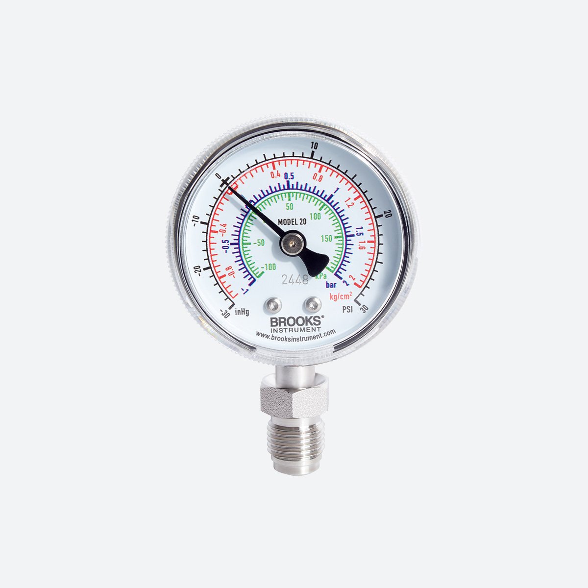 Reliable, efficient local pressure monitoring for high-purity applications.