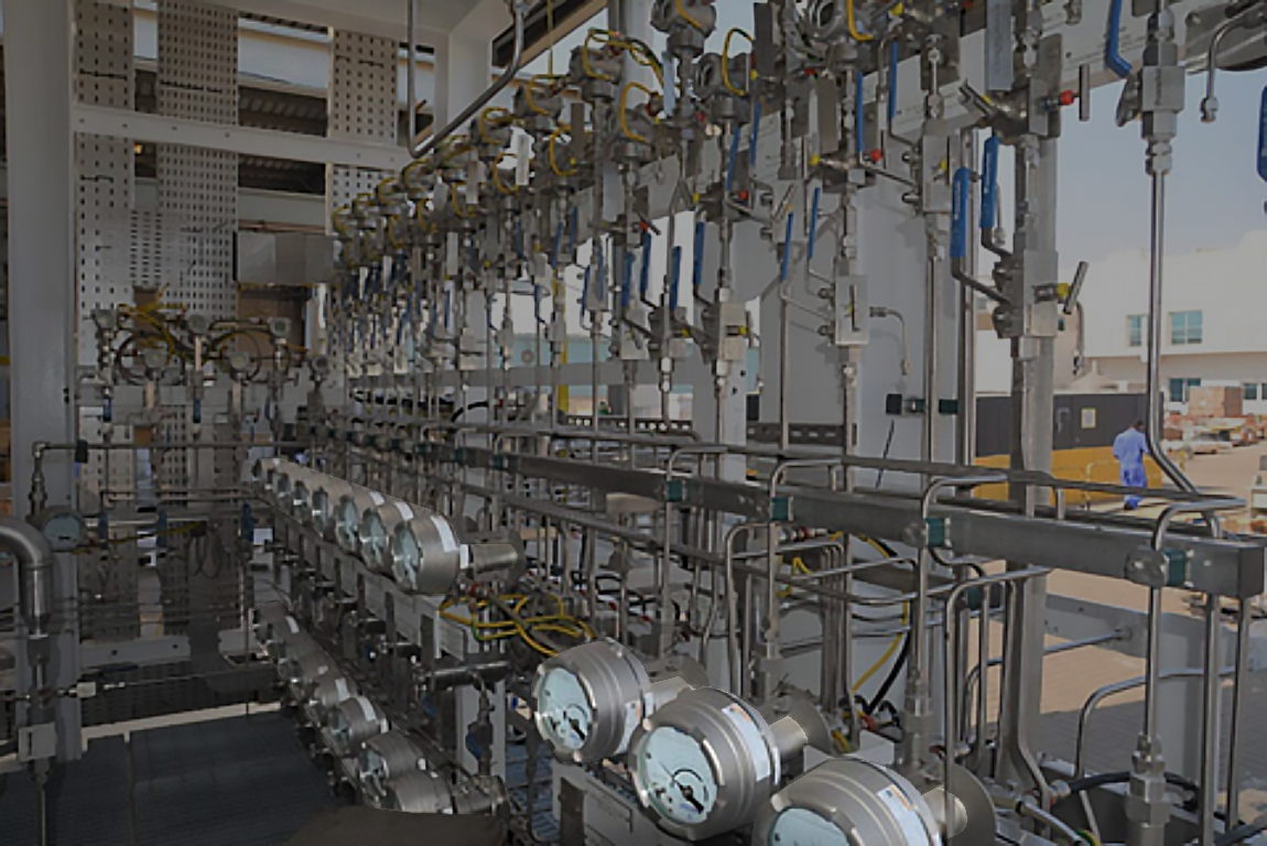 Skid für die chemische Injektion - Spotlight