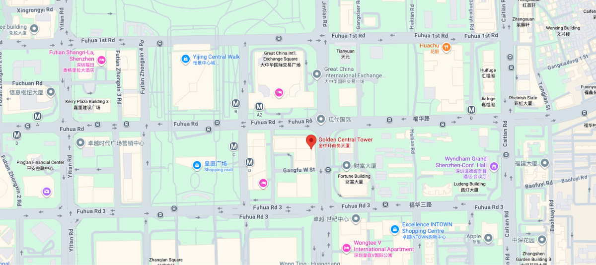 China - Shenzhen Map