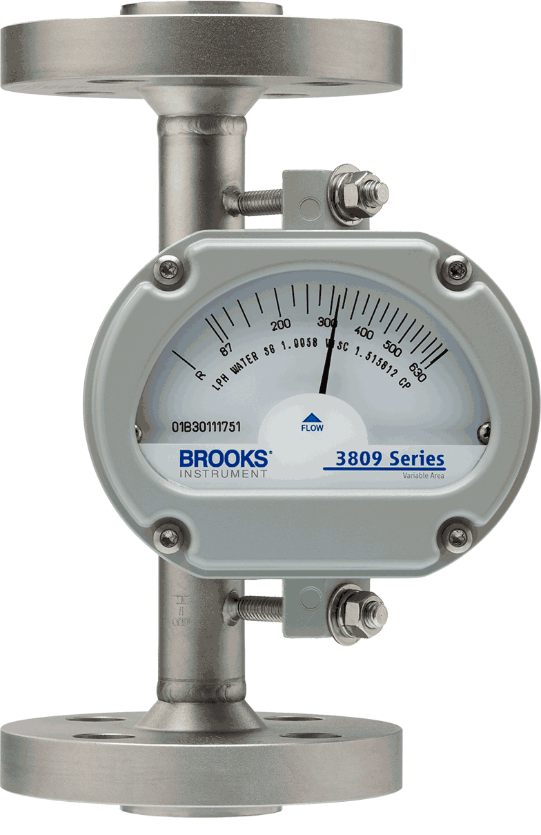 Brooks Mr3l11svvt Flowmeter,Variable,Ccm Of Water 20-300 