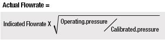 Pressure Correction Calculation