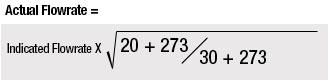 Temperature Correction Example